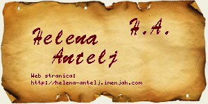 Helena Antelj vizit kartica